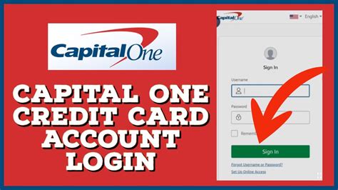 capital one login credit card